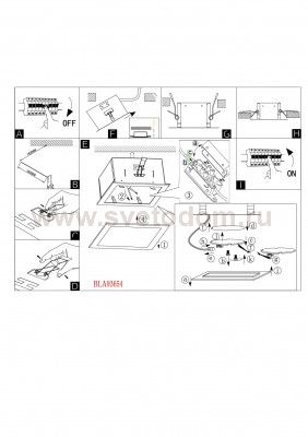 Встраиваемый и накладный светильник Eglo 93654 LED GLENN