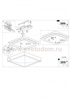 Настенно-потолочный светильник Eglo 93666 IDUN 1