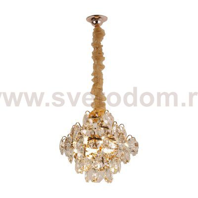Люстра хрустальная Экономсвет 93702/8GD WT
