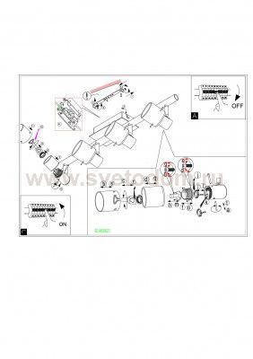 Светильник поворотный спот Eglo 93821 SPARANO