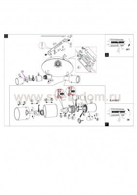 Светильник поворотный спот Eglo 93822 SPARANO