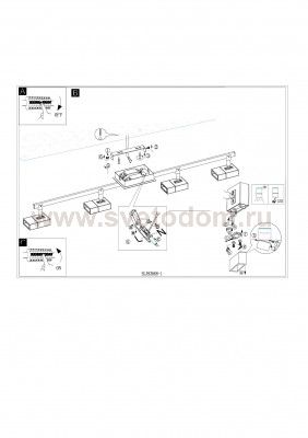 Светильник поворотный спот Eglo 93868 GEMINI 1