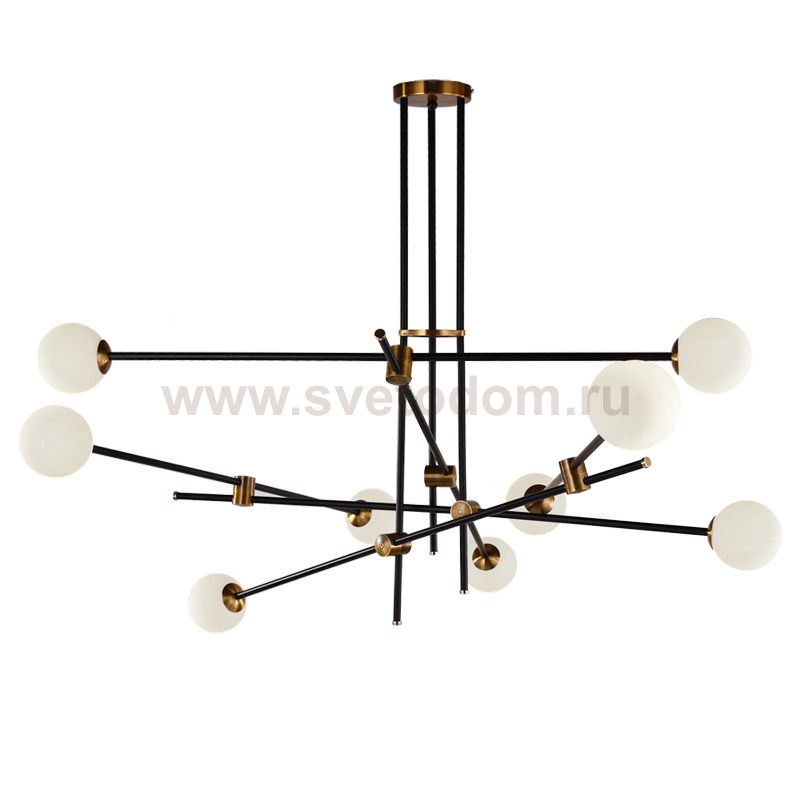 Люстра Delight 9389P/9 black/gold