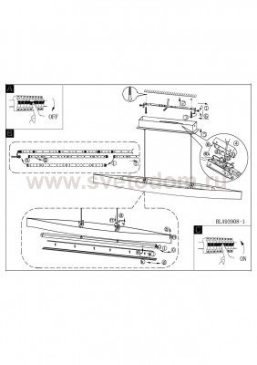 Светильник подвесной Eglo 93909 FORNES