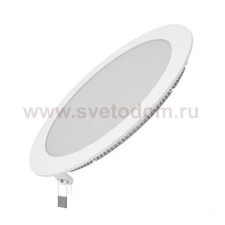 Встраиваемый светильник Gauss ультратонкий круглый IP20 12W,170х22, ?155, 3000K 880лм (939111112)