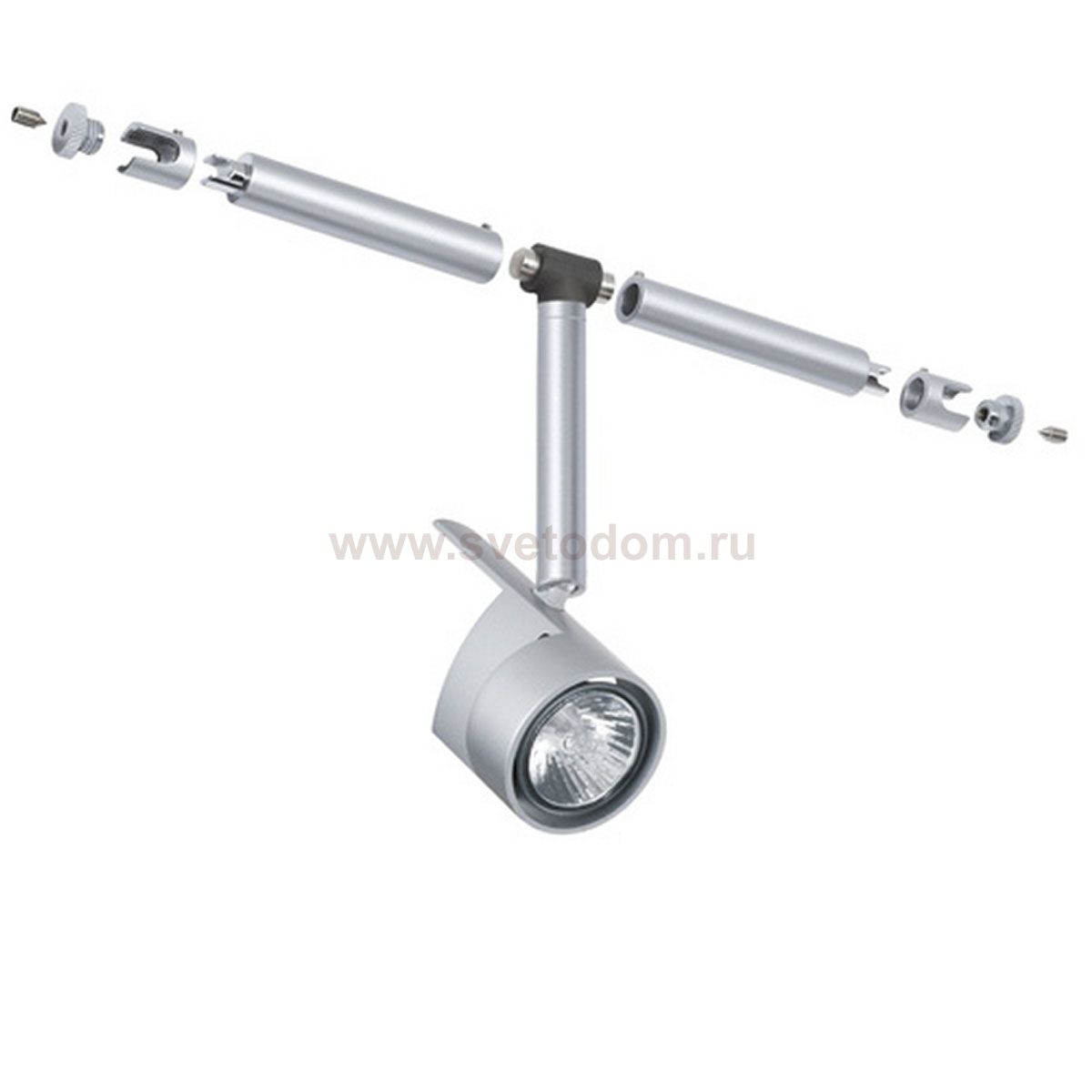 Paulmann 94019 Cветильник для струнной системы MiniPow 1x35W GU4 12V хром матовый