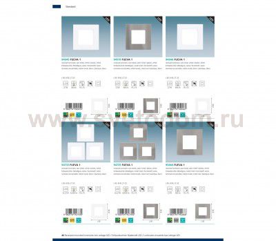 Встраиваемый и накладный светильник Eglo 94045 FUEVA 1