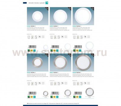 Встраиваемый и накладный светильник Eglo 94064 FUEVA 1