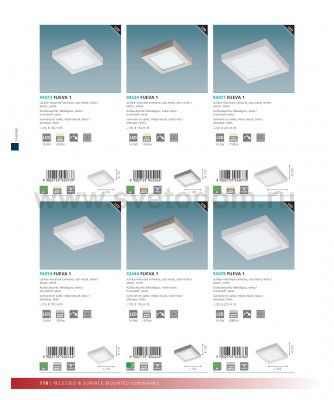 Встраиваемый и накладный светильник Eglo 94077 FUEVA 1