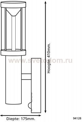 Светильник уличный Eglo 94128 TROнет STICK