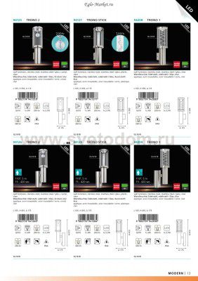 Светильник уличный Eglo 94128 TROнет STICK