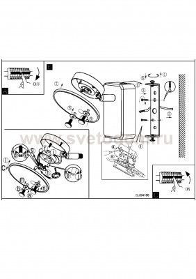 Светильник спот Eglo 94166 ERVAS