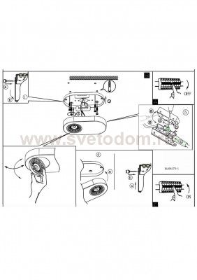 Светильник поворотный спот Eglo 94179 MONTALE