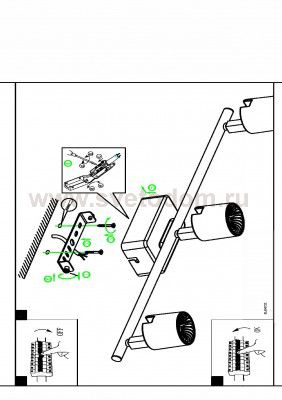 Светильник спот Eglo 94222 MAURANO