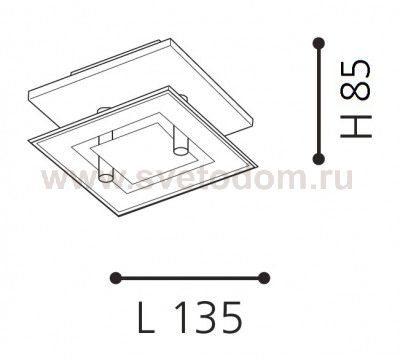 Настенно-потолочный светильник светодиодный ALMANA Eglo 94224