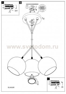 Подвесный светильник Eglo 94248 PETTO 1