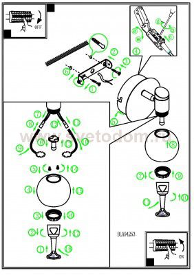 Светильник спот Eglo 94253 SESTO 2