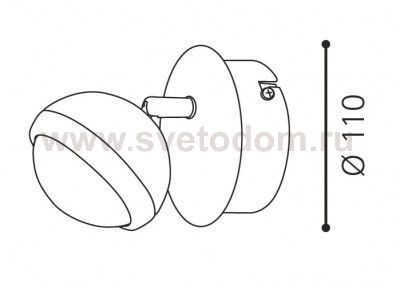 Светильник поворотный спот Eglo 94302 LOMBES 1