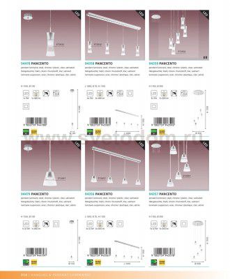 Подвесный светильник Eglo 94358 PANCENTO