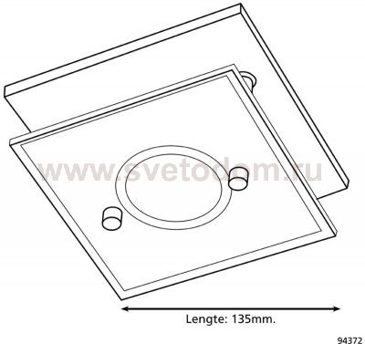 Настенно-потолочный светильник Eglo 94372 VARALLO