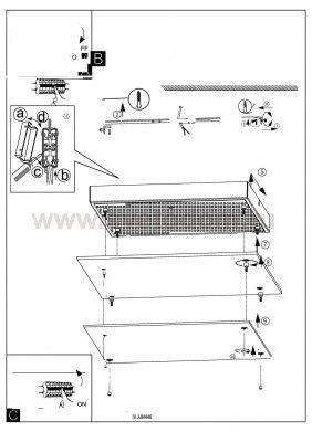 Настенно-потолочный светильник Eglo 94446 PRIOLA