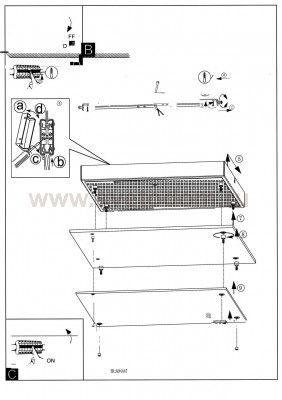 Настенно-потолочный светильник Eglo 94447 PRIOLA