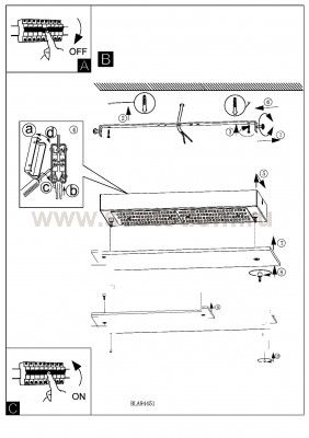 Настенно-потолочный светильник Eglo 94451 PRIOLA