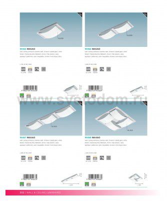 Настенно-потолочный светильник Eglo 94467 WASAO