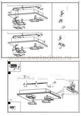 Настенно-потолочный светильник Eglo 94512 MASIANO
