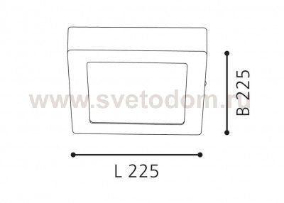 Встраиваемый и накладный светильник Eglo 94526 FUEVA 1