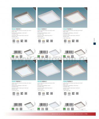 Встраиваемый и накладный светильник Eglo 94526 FUEVA 1