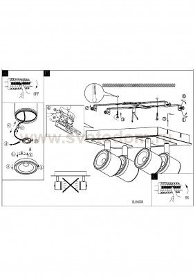 Светильник спот Eglo 94559 PIERINO 1