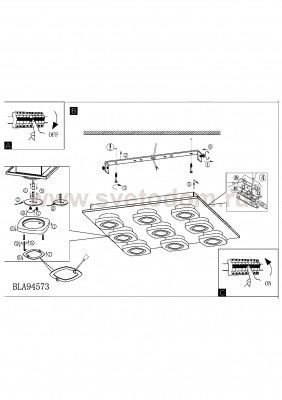 Настенно-потолочный светильник Eglo 94573 MARCHESI