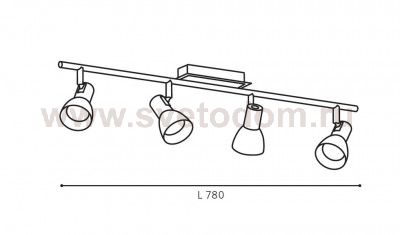 Светильник поворотный спот Eglo 94587 BARNHAM