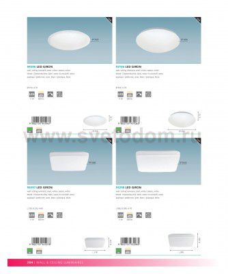 Настенно-потолочный светильник Eglo 94596 LED GIRON