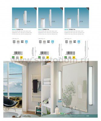 Светильник для ванной комнаты и зеркал Eglo 94616 TORRETTA