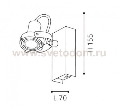 Светильник поворотный спот Eglo 94646 NOVORIO 1