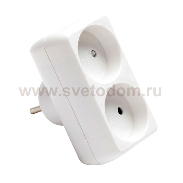 Разветвитель Navigator 94 671 NAD-L-2X-C-WH 2 гн. б/з