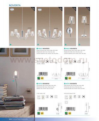 Настольная лампа Eglo 94753 NOVENTA