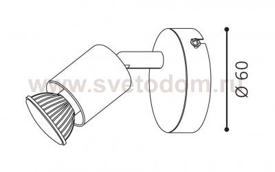 Светильник поворотный спот Eglo 94772 BUZZ-COPPER