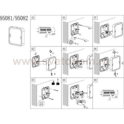 Уличный светодиодный настенно-потолочный светильник Eglo 95081 ALFENA-S