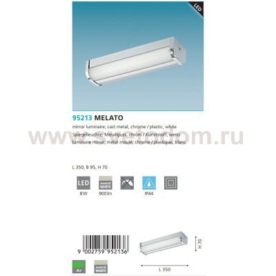 Светильник для ванной комнаты Eglo 95213 MELATO