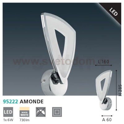 Настенно-потолочный светильник Eglo 95222 AMONDE