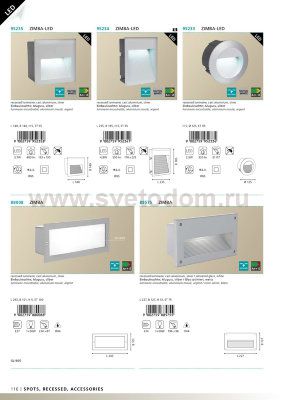 Светильник уличный Eglo 95234 ZIMBA-LED