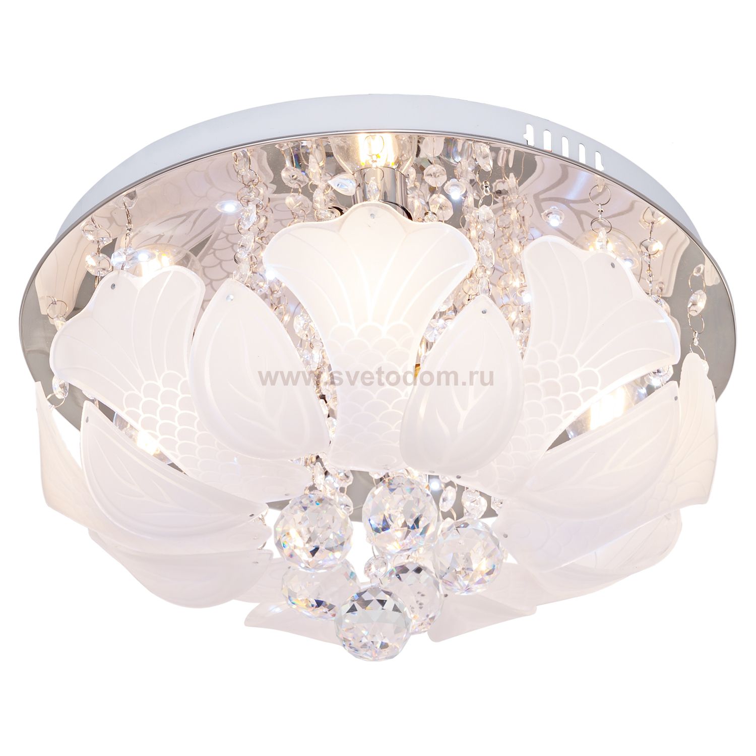 Светильник ЭкономСвет 9523/5CR RC WTLED