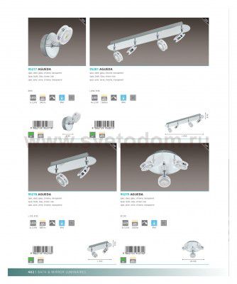 Светильник для ванной комнаты Eglo 95279 AGUEDA