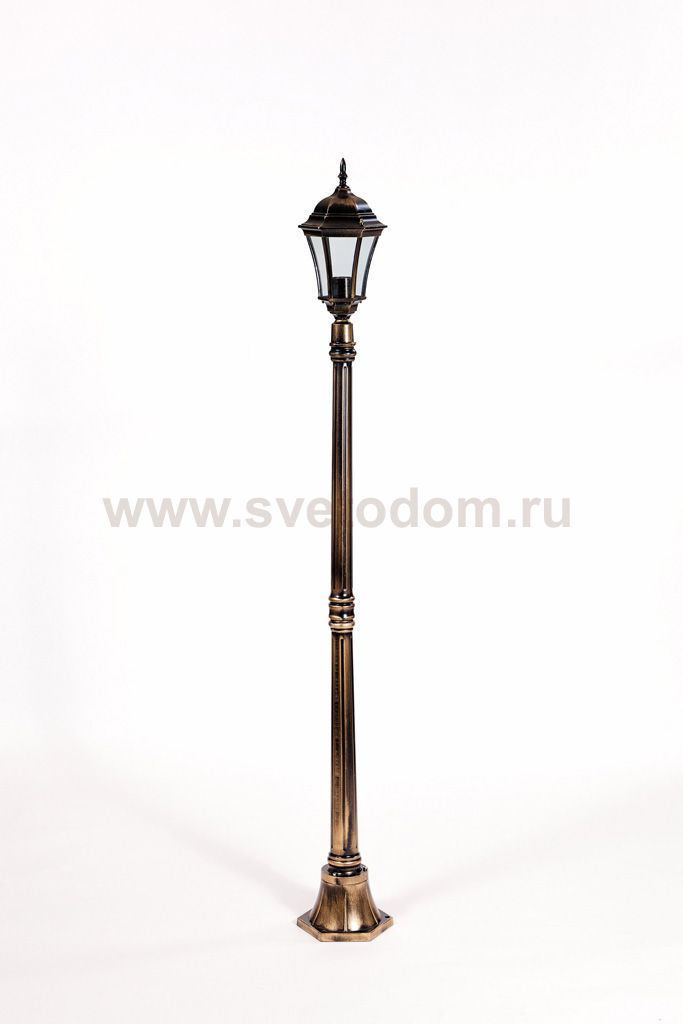Светильник столб уличный 1 фонарь Oasis Light 91308S Gb