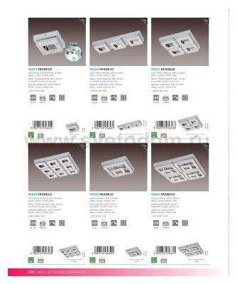 Настенно-потолочный светильник Eglo 95655 FRADELO