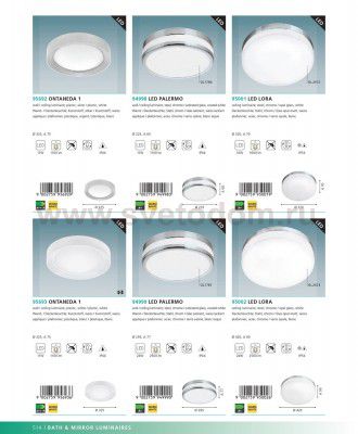 Светильник для ванной комнаты Eglo 95692 ONTANEDA 1