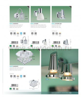 Светильник для ванной комнаты Eglo 95832 STICKER LED